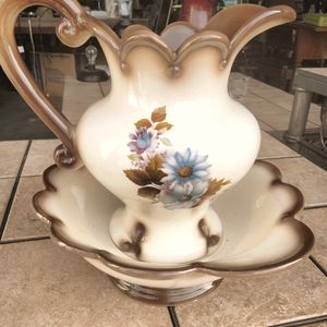 Vintage Pitcher & bowl